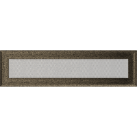 Каминная решетка Kratki Oskar черно-золотая 11x42