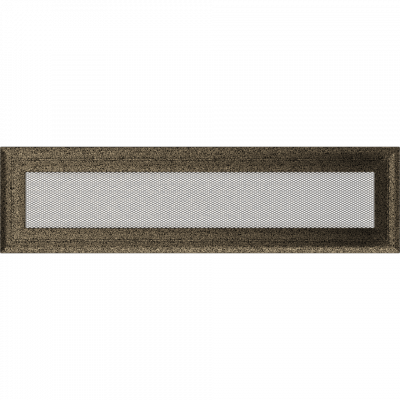Камінна решітка Kratki Oskar чорно-золота 11x42
