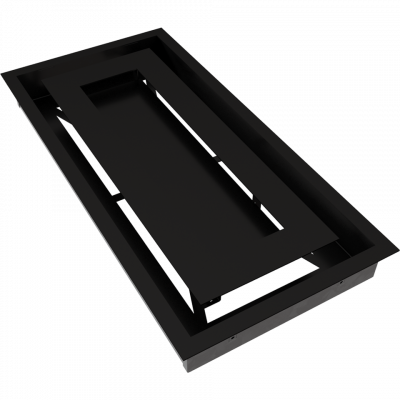 Каминная решетка Kratki WIND черная 22x45