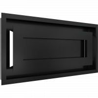 Каминная решетка Kratki WIND черная 22x45