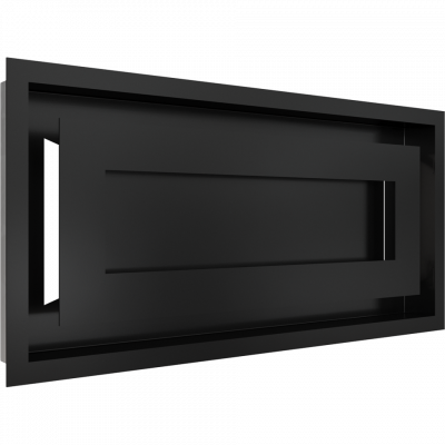 Каминная решетка Kratki WIND черная 22x45