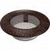 Камінна решітка Kratki кругла мідна Ø 100