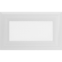 Каминная решетка Kratki Oskar белая 11x17