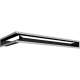 Каминная решетка Kratki LUFT угловой правый шлифованный 40x80x9