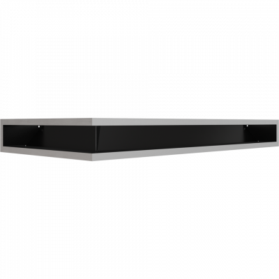 Каминная решетка Kratki LUFT угловой правый шлифованный 40x80x9