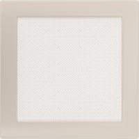 Камінна решітка Kratki кремова 22x22