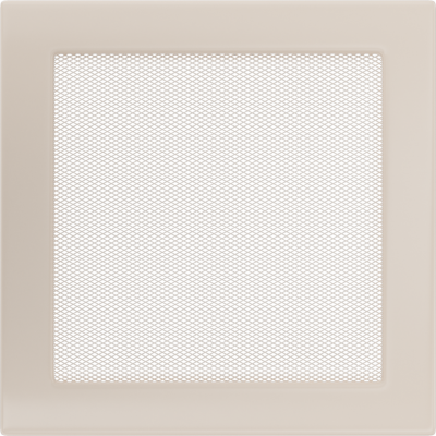 Камінна решітка Kratki кремова 22x22