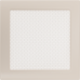 Камінна решітка Kratki кремова 22x22