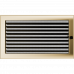 Каминная решетка Kratki позолоченная с жалюзи 22x37
