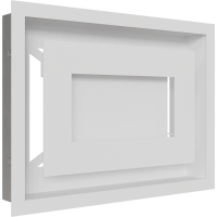 Камінна решітка Kratki WIND біла 22x30