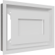 Камінна решітка Kratki WIND біла 22x30