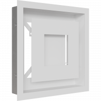 Каминная решетка Kratki WIND белая 22x22