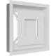 Камінна решітка Kratki WIND біла 22x22