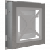 Камінна решітка Kratki WIND біла 22x22