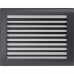 Каминная решетка Kratki графитовая с жалюзи 22x30