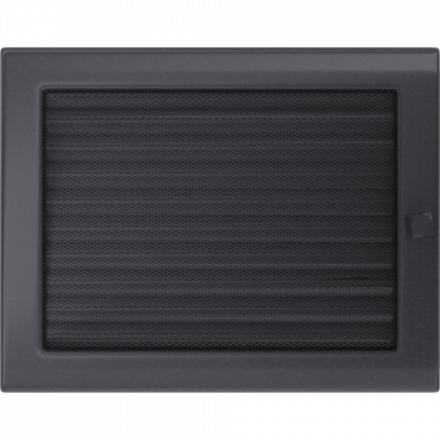 Каминная решетка Kratki графитовая с жалюзи 22x30