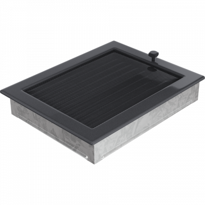Каминная решетка Kratki графитовая с жалюзи 22x30
