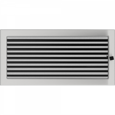Каминная решетка Kratki шлифованная с жалюзи 22x45