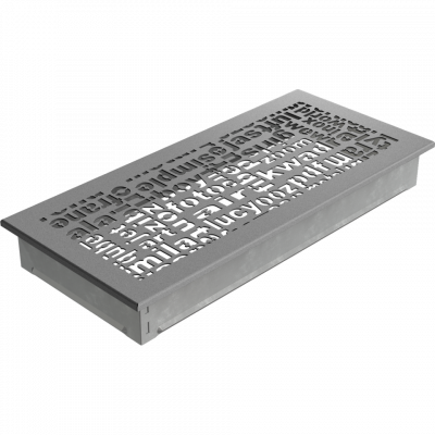 Камінна решітка Kratki ABC гранітна 17x37