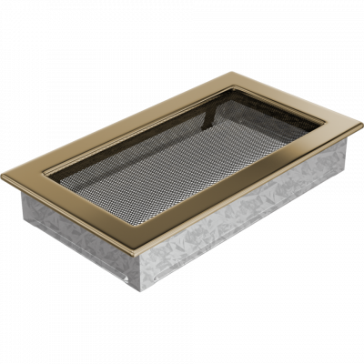 Каминная решетка Kratki позолоченная 17x30