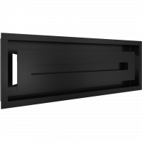 Камінна решітка Kratki WIND чорна 17x49