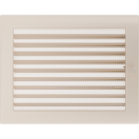 Каминная решетка Kratki кремовая с жалюзи 22x30