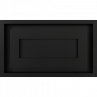Камінна решітка Kratki WIND чорна 22x37