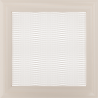 Камінна решітка Kratki Oskar кремова 22x22