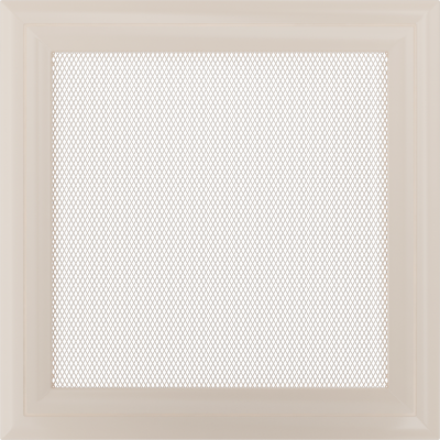 Камінна решітка Kratki Oskar кремова 22x22