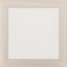Камінна решітка Kratki Oskar кремова 22x22