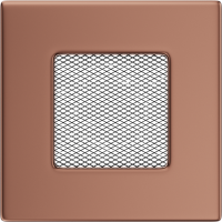 Каминная решетка Kratki медь гальваническая 11x11