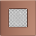 Каминная решетка Kratki медь гальваническая 11x11