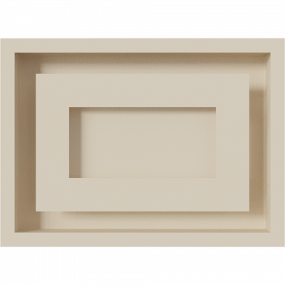 Каминная решетка Kratki WIND кремовая 22x30