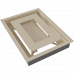Каминная решетка Kratki WIND кремовая 22x30