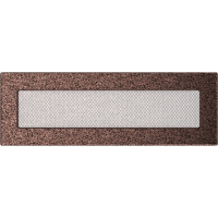 Камінна решітка Kratki мідна 11x32