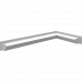 Каминная решетка Kratki LUFT угловой правый белый 40x80x9