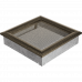 Каминная решетка Kratki Oskar черно-золотая 22x22