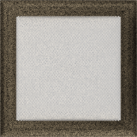Каминная решетка Kratki Oskar черно-золотая 22x22