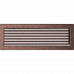 Каминная решетка Kratki медная с жалюзи 17x49