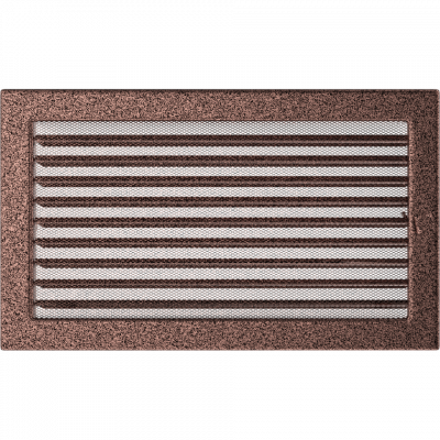 Каминная решетка Kratki медная с жалюзи 22x37