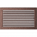 Каминная решетка Kratki медная с жалюзи 22x37