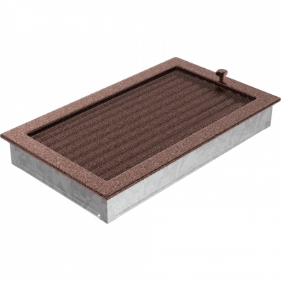 Каминная решетка Kratki медная с жалюзи 22x37