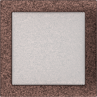 Камінна решітка Kratki мідна 22x22