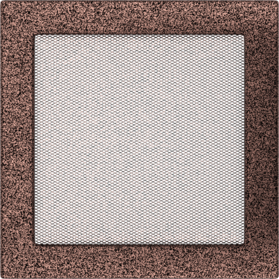 Каминная решетка Kratki медная 22x22