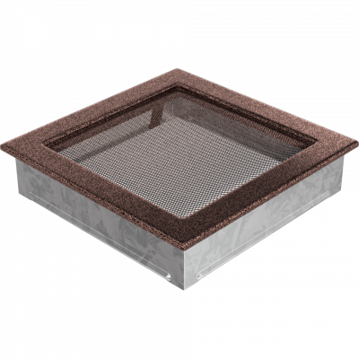 Каминная решетка Kratki медная 22x22