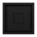 Каминная решетка Kratki WIND черная 22x22