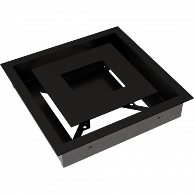 Каминная решетка Kratki WIND черная 22x22