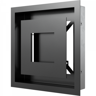 Каминная решетка Kratki WIND черная 22x22