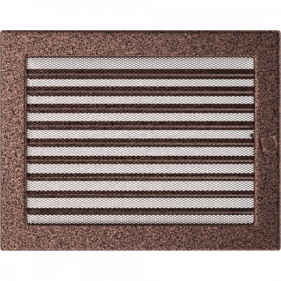 Каминная решетка Kratki медная с жалюзи 22x30