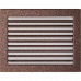 Каминная решетка Kratki медная с жалюзи 22x30